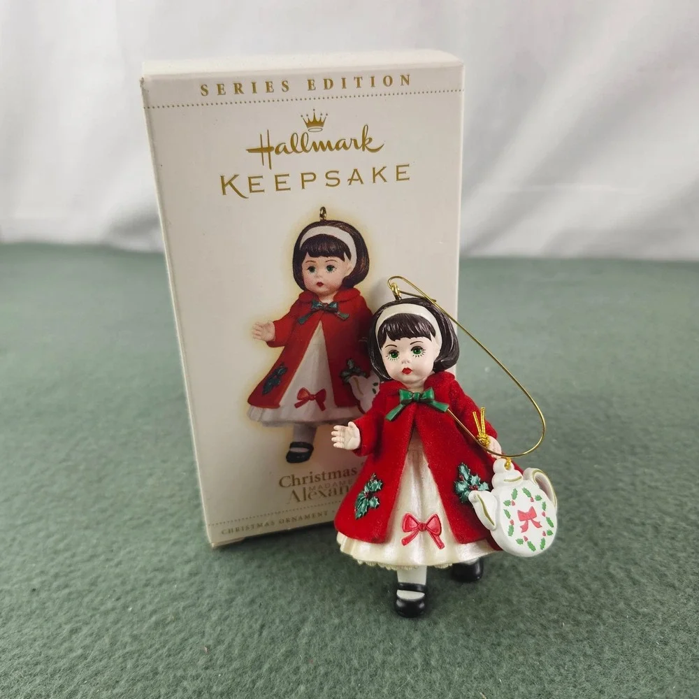 Vintage 2006 Hallmark Keepsake Ornament Christmas Tea Madame Alexander